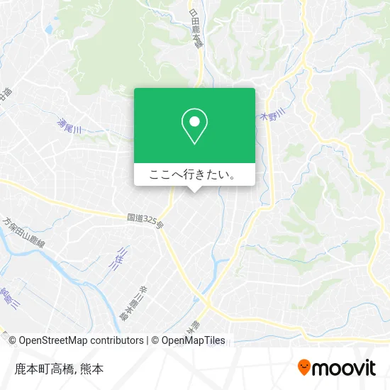 鹿本町高橋地図