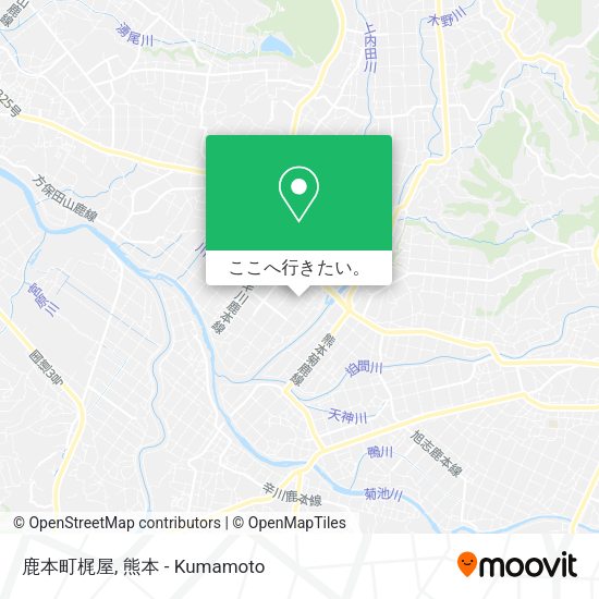 鹿本町梶屋地図