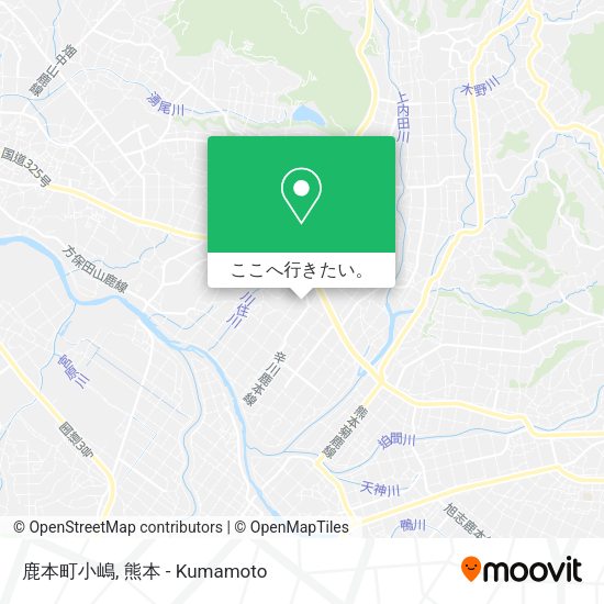 鹿本町小嶋地図