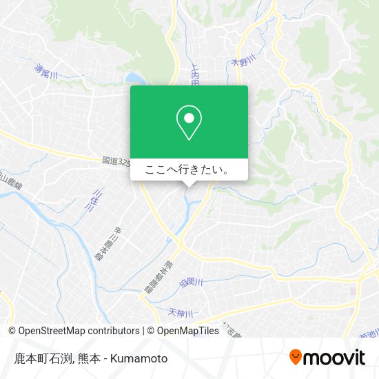 鹿本町石渕地図