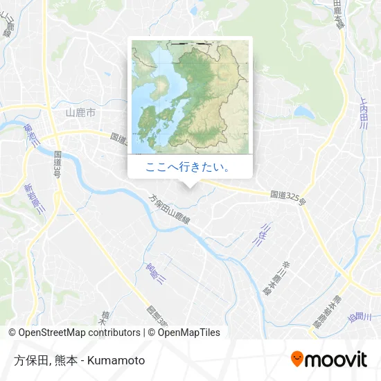 方保田地図