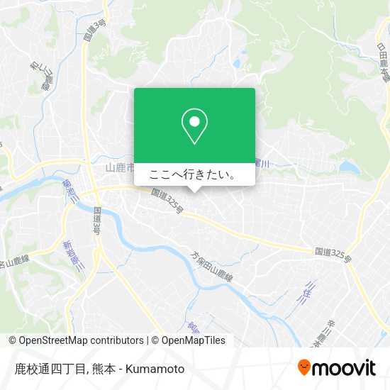 鹿校通四丁目地図