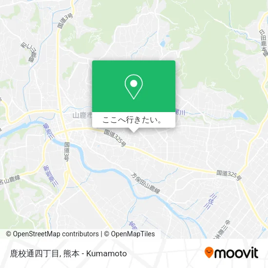 鹿校通四丁目地図