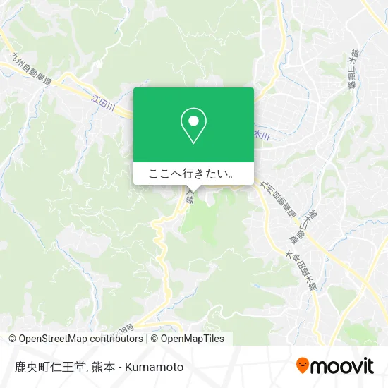 鹿央町仁王堂地図