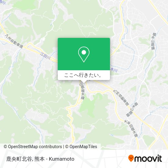 鹿央町北谷地図