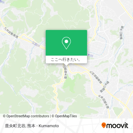 鹿央町北谷地図