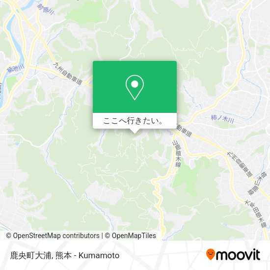 鹿央町大浦地図