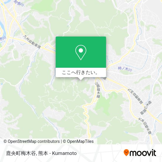 鹿央町梅木谷地図