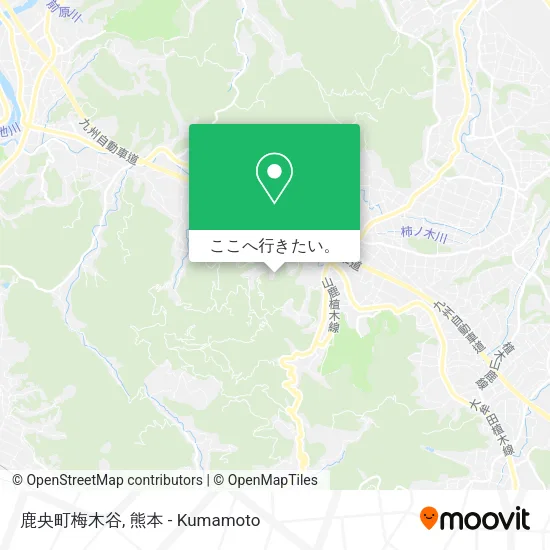 鹿央町梅木谷地図