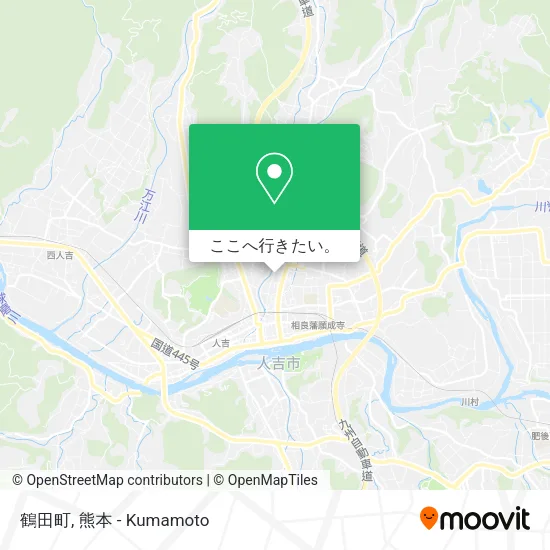 鶴田町地図