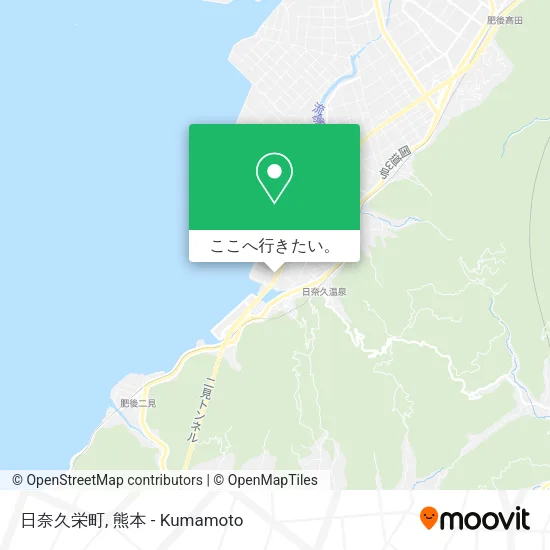 日奈久栄町地図