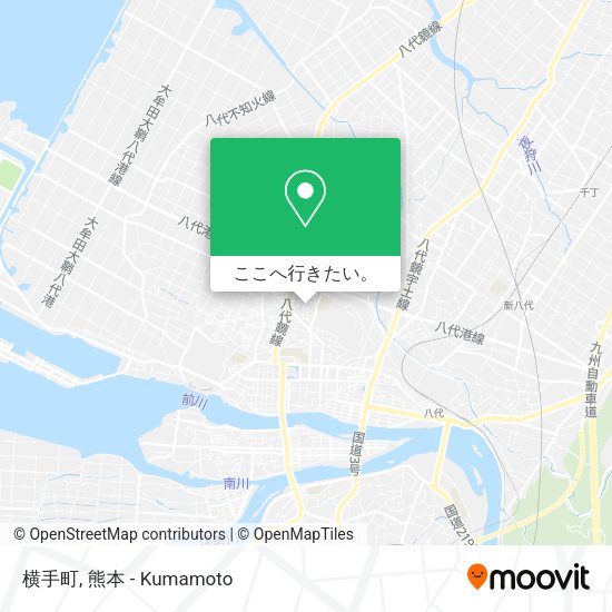 横手町地図