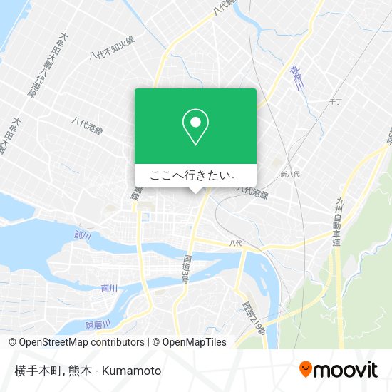 横手本町地図