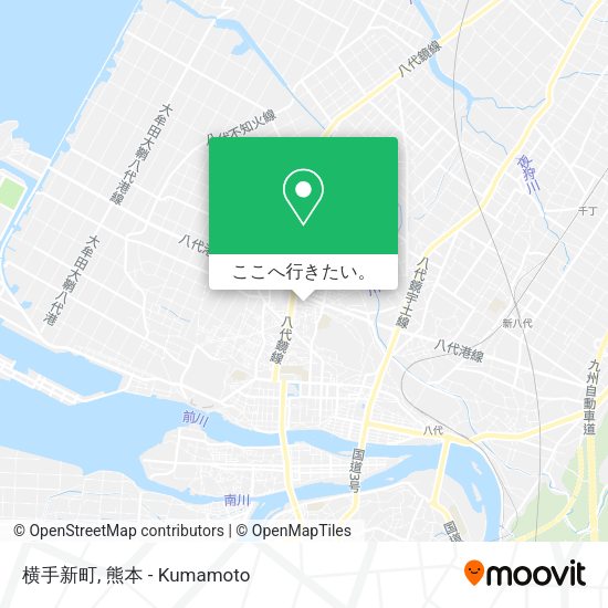 横手新町地図