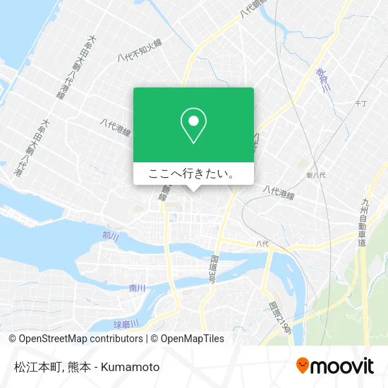 松江本町地図