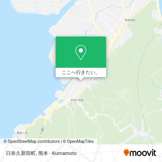 日奈久新田町地図