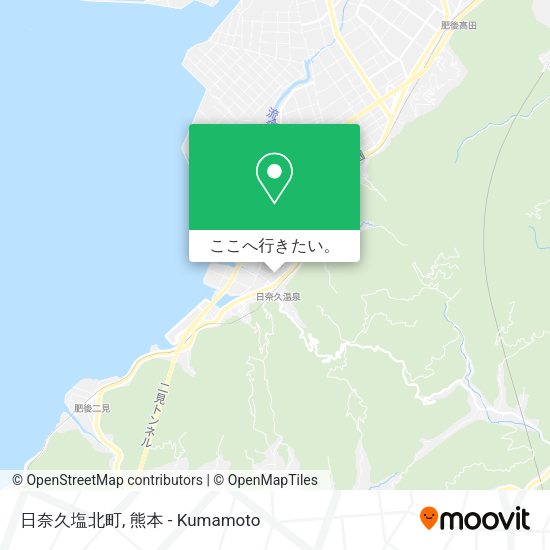 日奈久塩北町地図