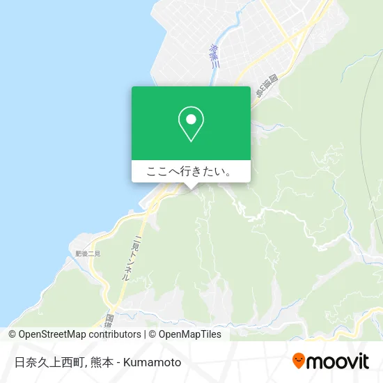 日奈久上西町地図