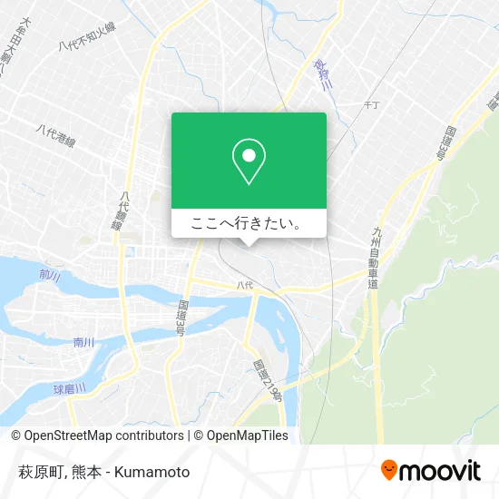 萩原町地図