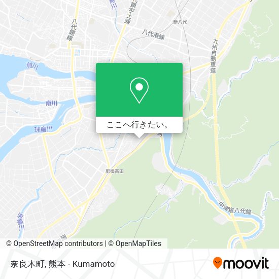 奈良木町地図