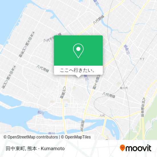 田中東町地図