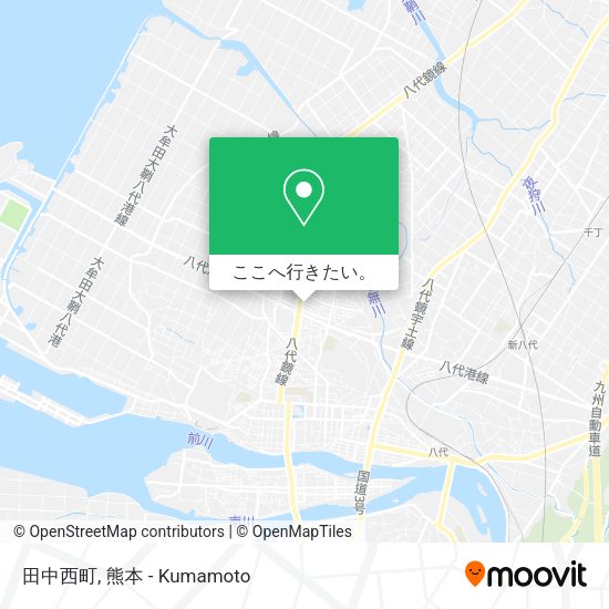 田中西町地図