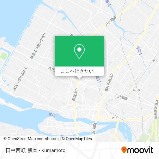 田中西町地図