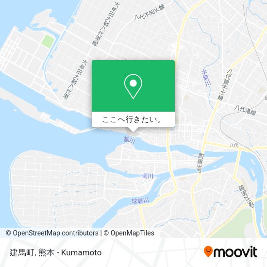 建馬町地図
