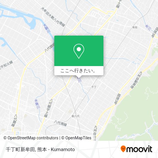 千丁町新牟田地図