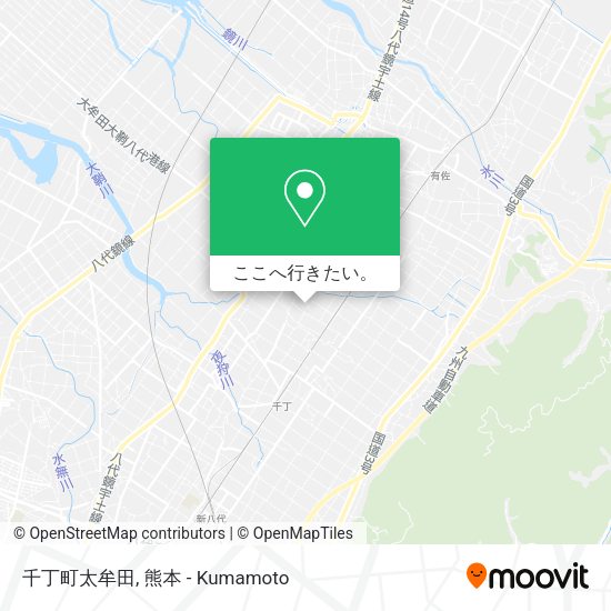千丁町太牟田地図