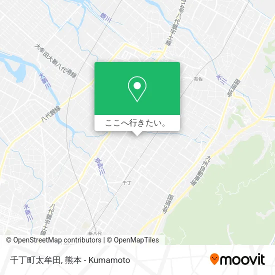 千丁町太牟田地図