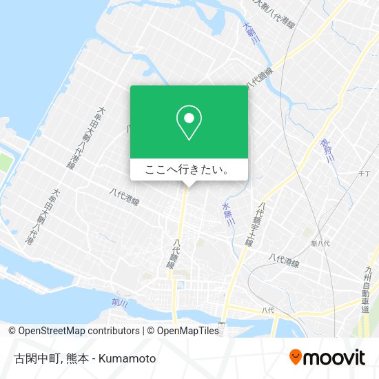 古閑中町地図