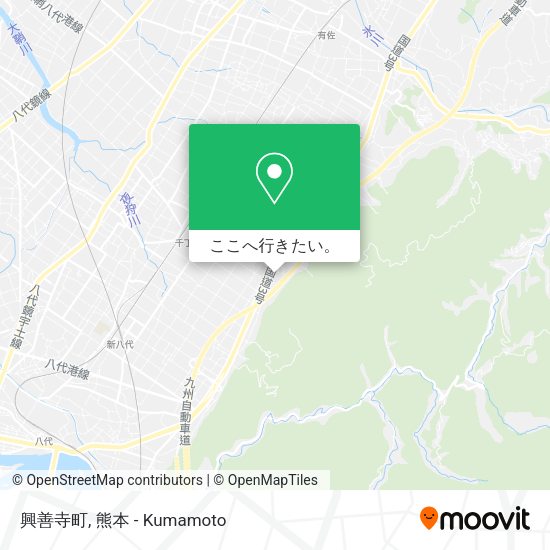 興善寺町地図