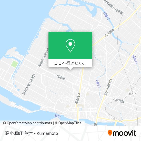 高小原町地図