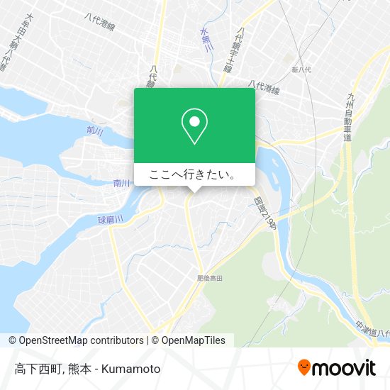 高下西町地図