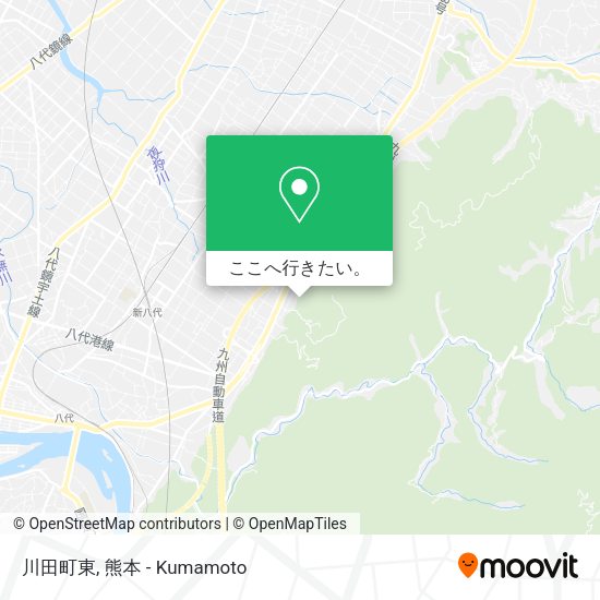 川田町東地図
