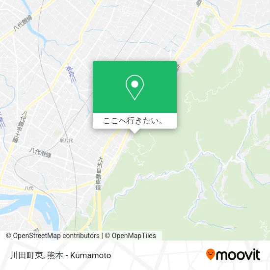 川田町東地図