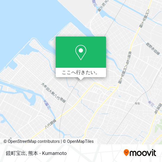 鏡町宝出地図