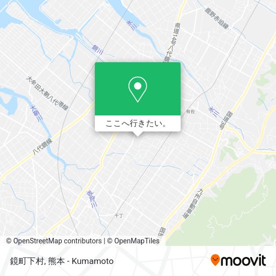 鏡町下村地図
