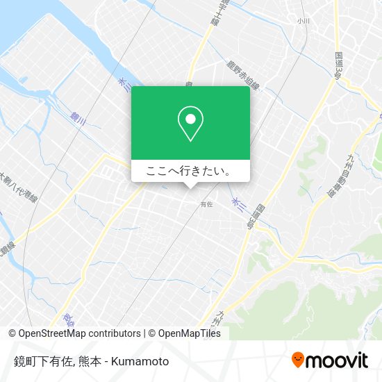 鏡町下有佐地図
