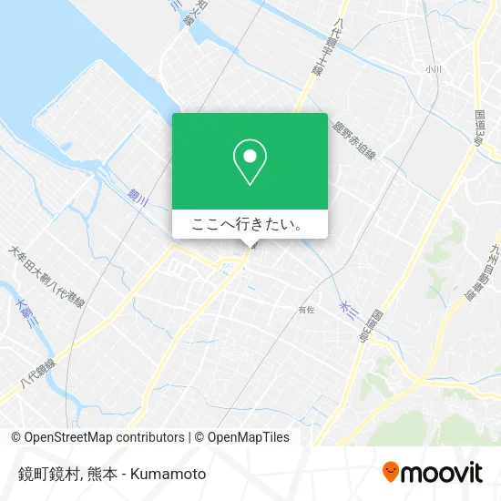 鏡町鏡村地図