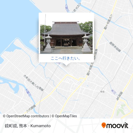 鏡町鏡地図