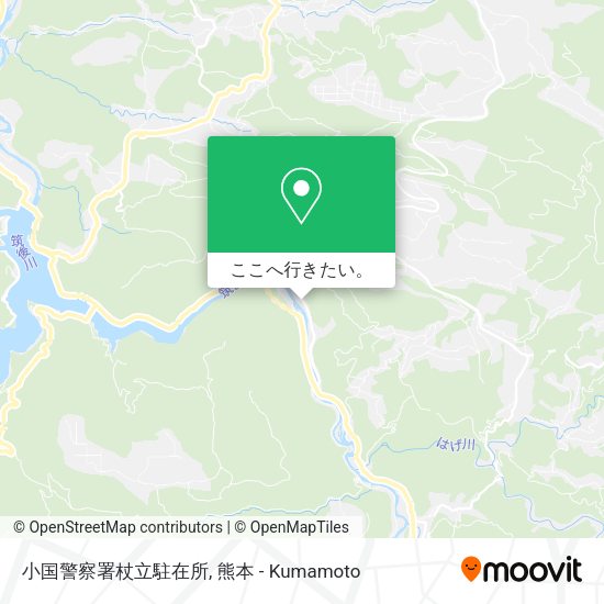 小国警察署杖立駐在所地図