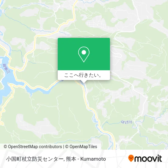 小国町杖立防災センター地図