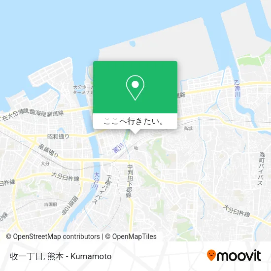 牧一丁目地図