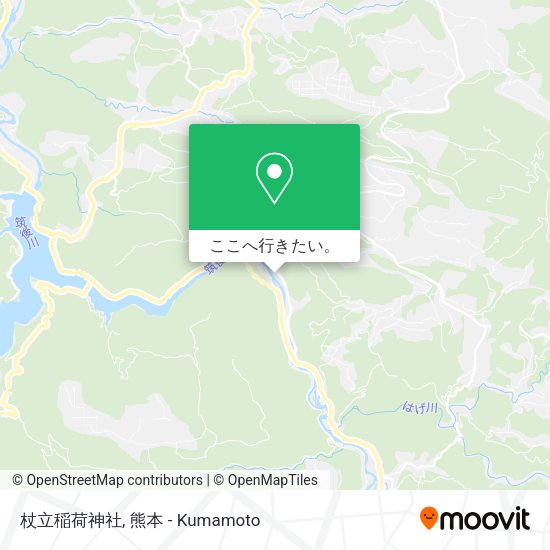 杖立稲荷神社地図