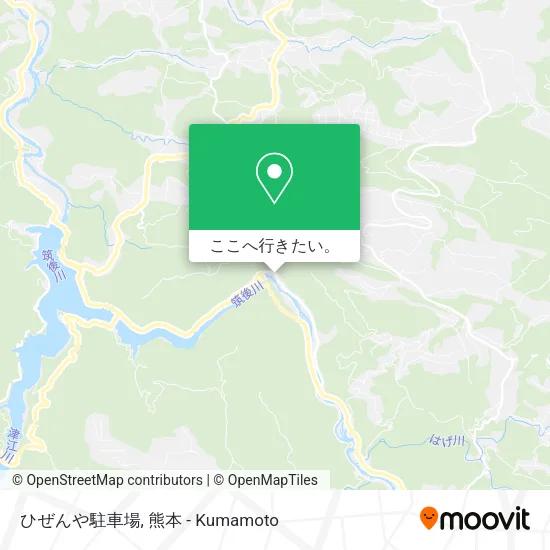 ひぜんや駐車場地図