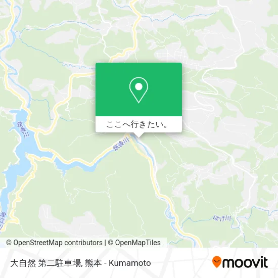 大自然 第二駐車場地図