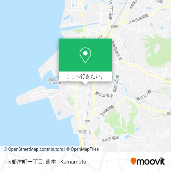 南船津町一丁目地図