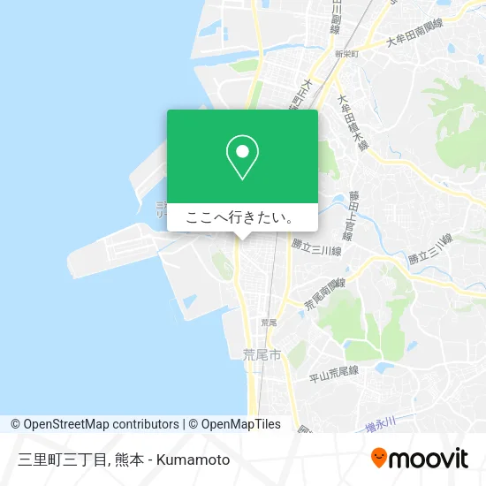 三里町三丁目地図